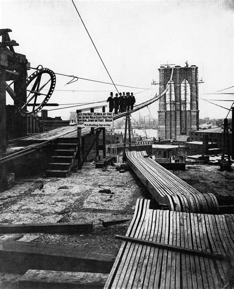 how was the brooklyn bridge constructed